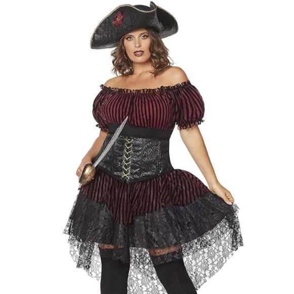 Plus Size Pirate Costume - Picture 1 of 2